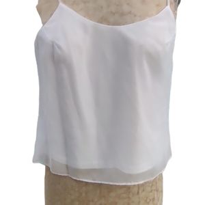 Vintage white summer top medium